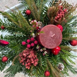 Aranjament de Crăciun – “Roșu de Iarnă”