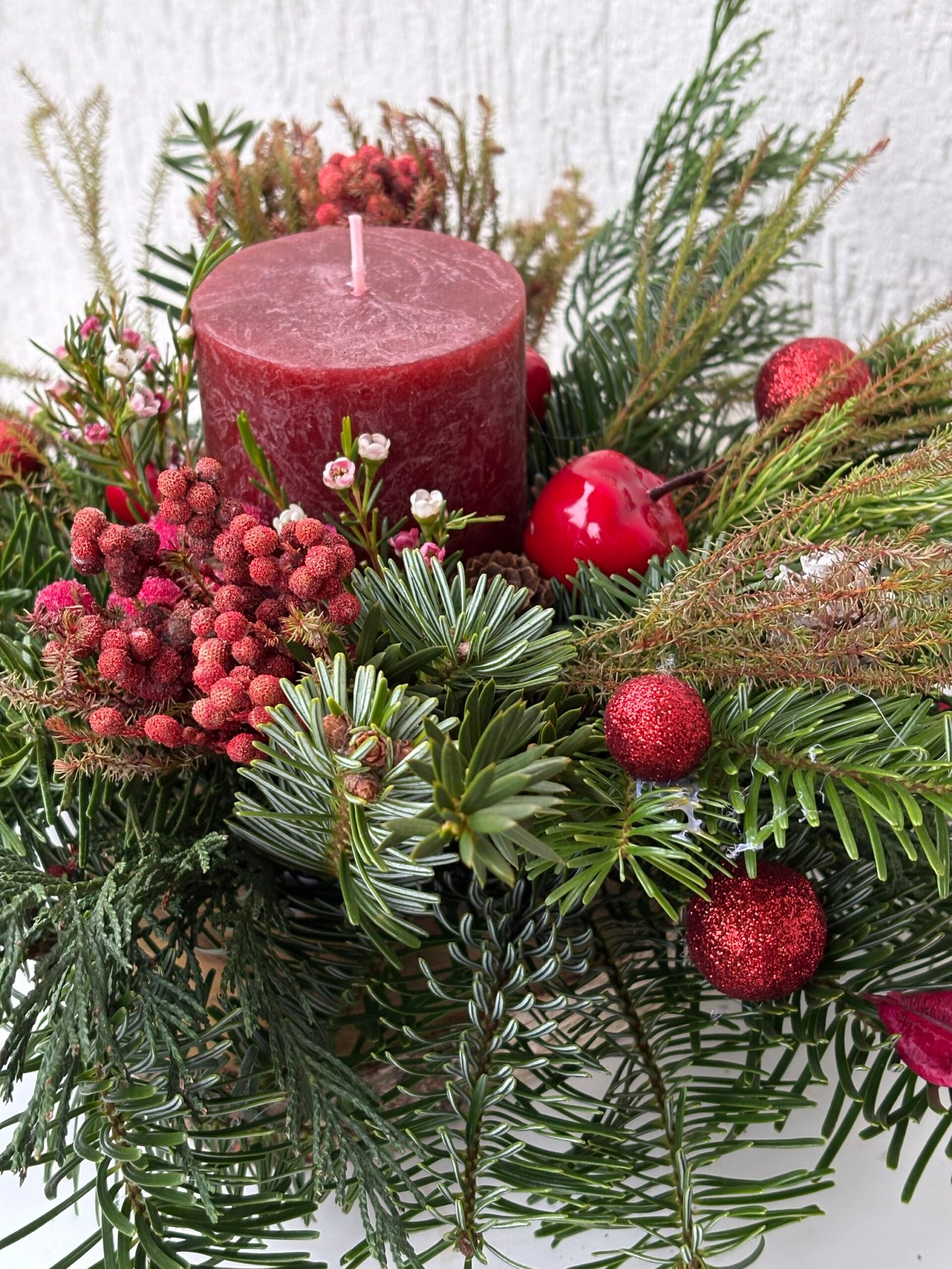 Aranjament de Crăciun – “Roșu de Iarnă” - imagine 2