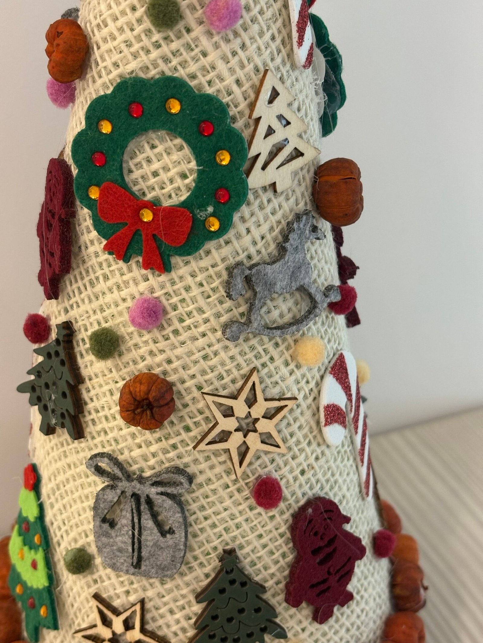 Brăduț decorativ handmade- Hai sa mai fim copii - imagine 3