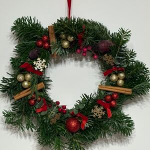 Coroniță de Crăciun – „Frumusețe Wabi-Sabi”