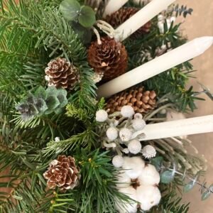 Aranjament de Crăciun „Lumini în Iarna Blândă”