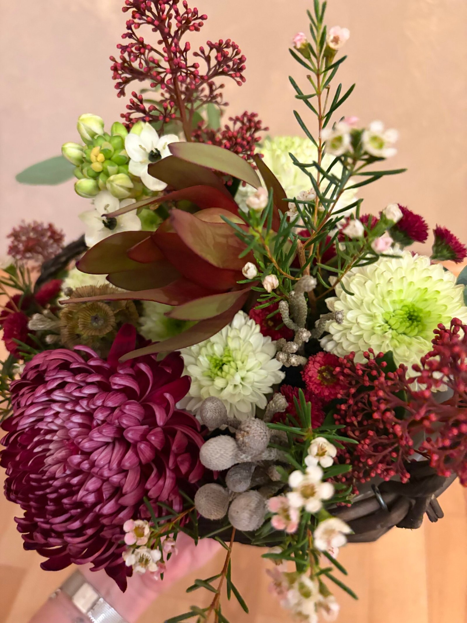 Aranjament Burgundy Charm - imagine 2