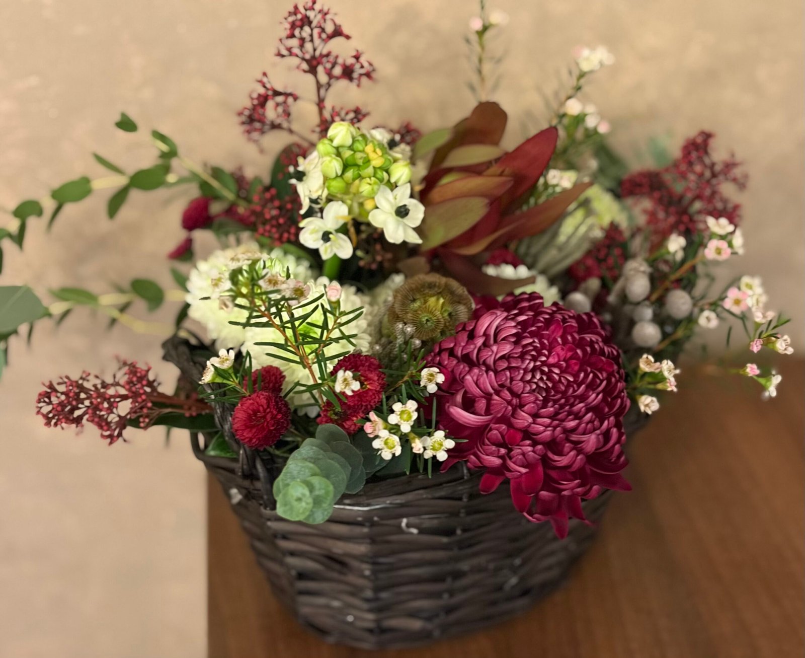 Aranjament Burgundy Charm - imagine 4