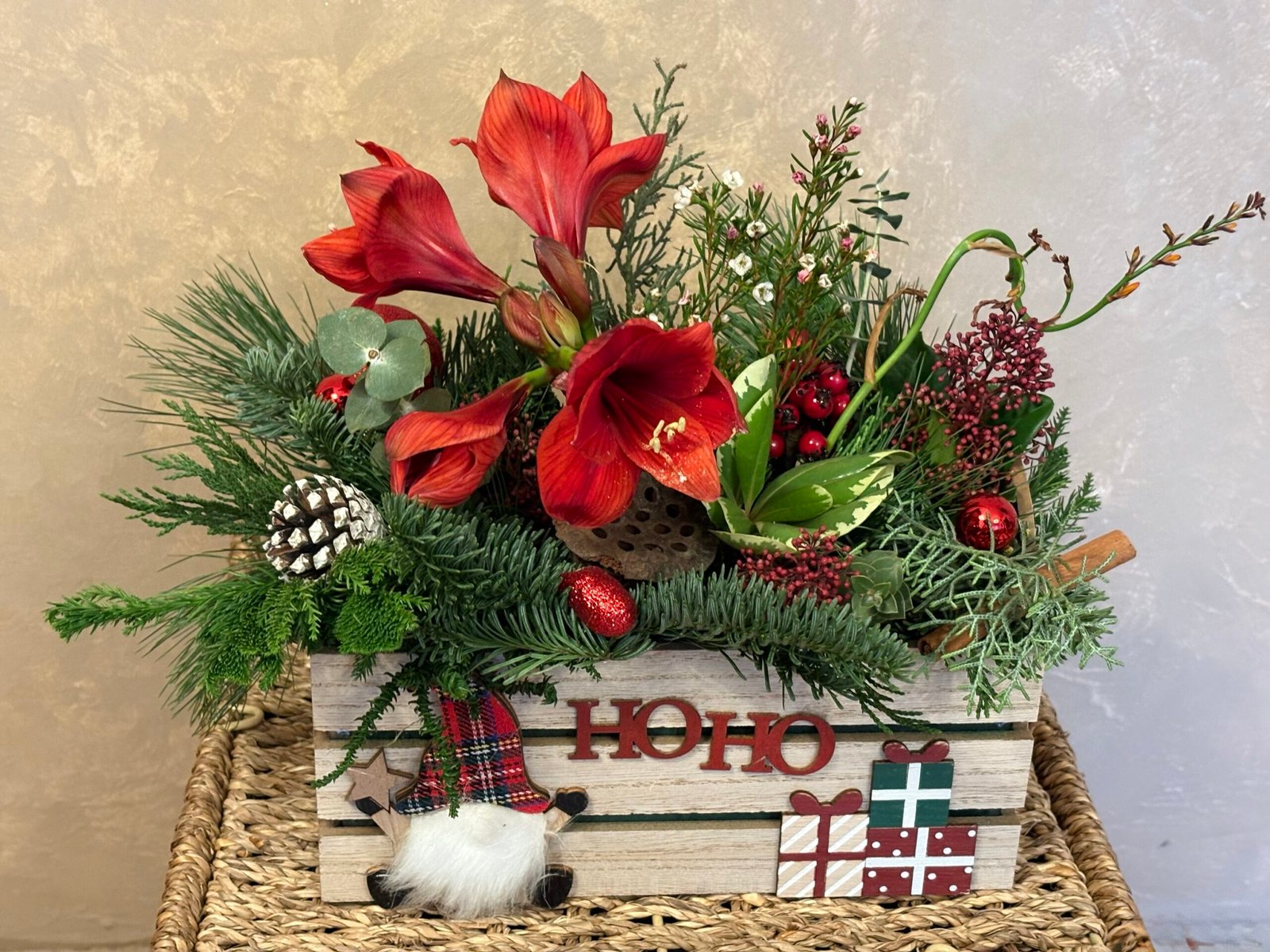 Aranjament de Crăciun Ho- Ho