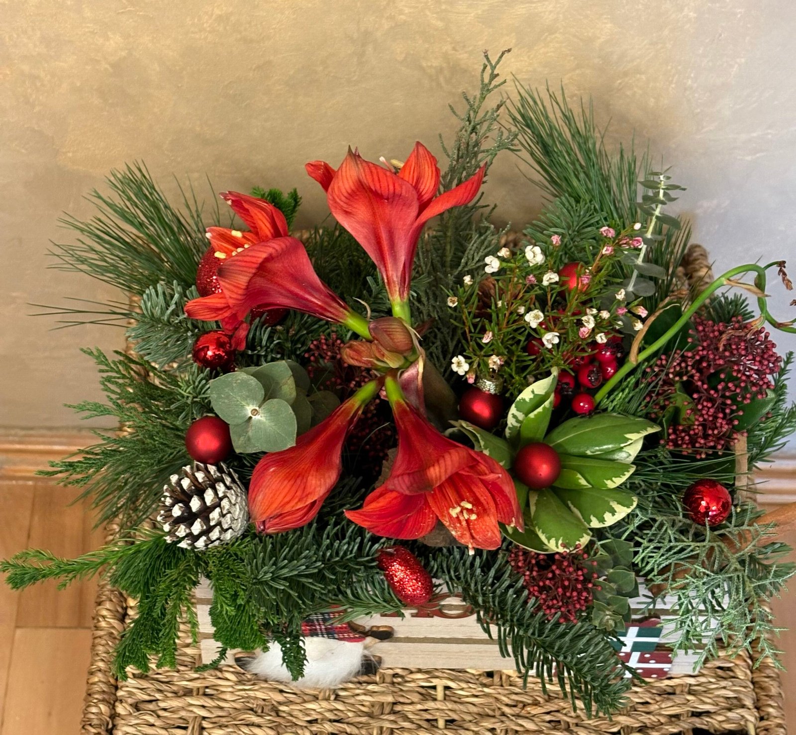 Aranjament de Crăciun Ho- Ho - imagine 4