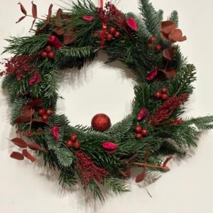 Coroniță de Crăciun „Rubin Natural”