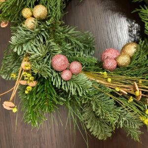 Coroniță de Crăciun  – Accente Aurii