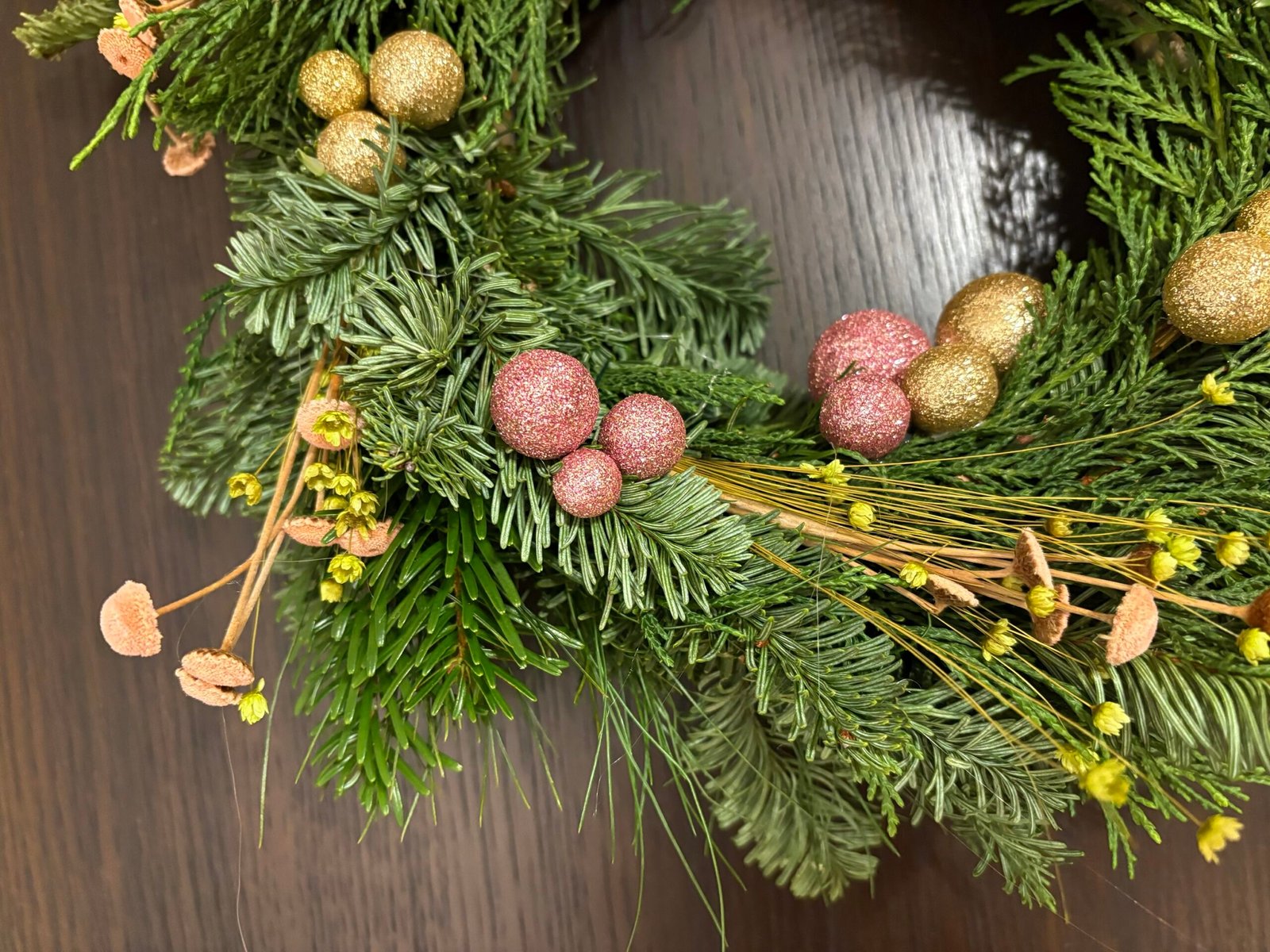 Coroniță de Crăciun – Accente Aurii