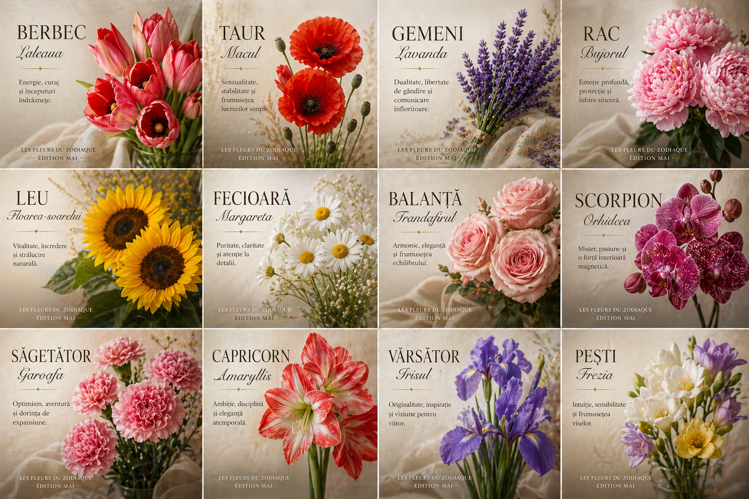 Florile Zodiacului — Ediția de Mai