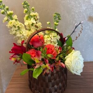 Coș Floral „Velvet Contrast Basket “