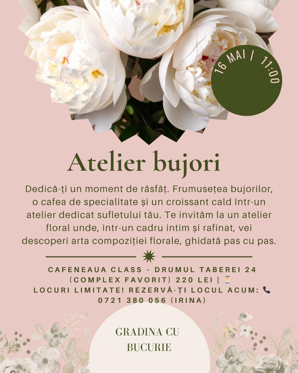Workshop Șoapte de Bujori